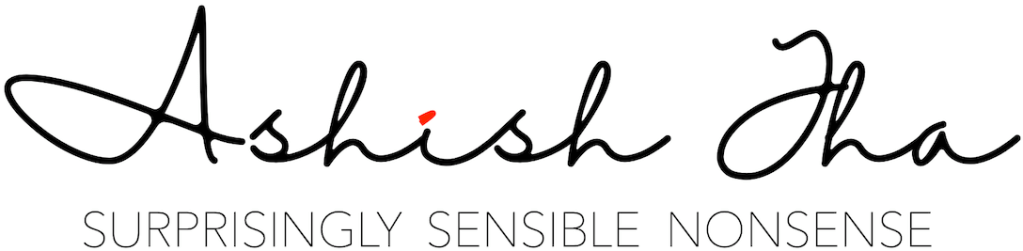 Ashish Jha Blog Header